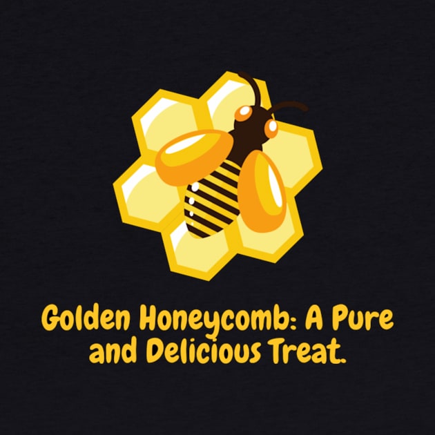Golden Honeycomb: A Pure and Delicious Treat. by Nour